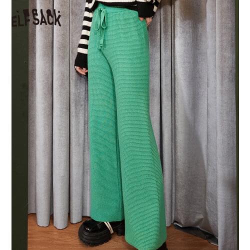 ELF SACK Women's Knitted Trousers