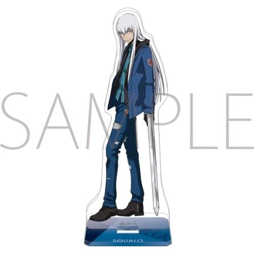 HITMAN REBORN! Anime Sawada Tsunayoshi Stand Figure Model Plate Acrylic Double Sided Desk Decor Cartoon Ornaments Xmas Gifts