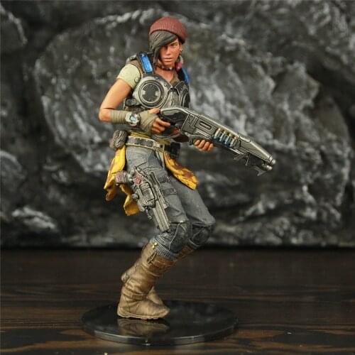 McFarlane Toys GOW 4 Kait Diza 7" Action Figure AMC TV Color Tops War Series Collectible Blue Wave Model Doll