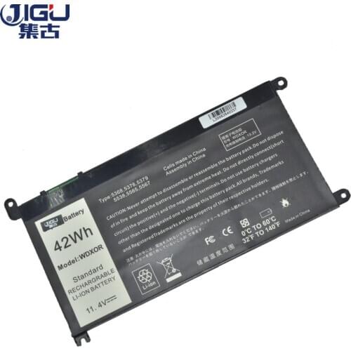 JIGU New Laptop Battery WDX0R FW8KR 1VX1H For DELL For Inspiron 3189 5368 5378 5565 5567 5568 5578 5765 5767 7000 II 11.4V 42Wh