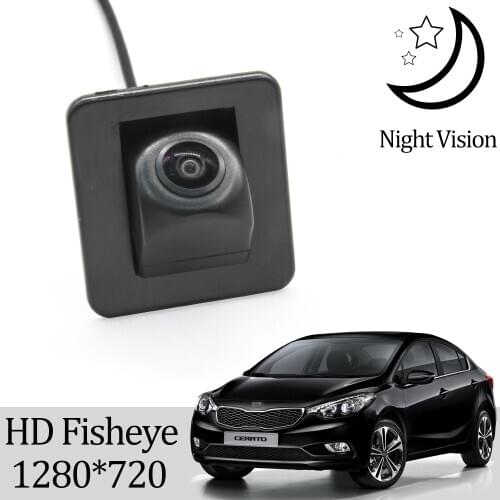 Owtosin HD 720P Fisheye Rear View Camera For Kia cerato/Kia K3 2013 2014 2015 2016 2017 2018 Sedan Car Reverse Parking Monitor