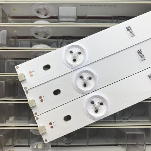 New original Kit) 11 PCS*5LEDs 493mm LED backlight strip bar SVH500A24_5LED REV06 REV07 for 50"Hisense TV