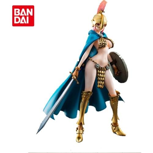 Bandai Genuine MH POP SA One Piece Anime Figures Rebecca Action Figure Collect Model Toys Ornaments Gifts for Children