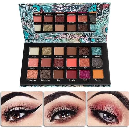 18 Colors Eyeshadow Palette Pigmented Shimmer Glitter Makeup Kit Chinese Classical Eyeshadow Makeup Cosmetic Kit