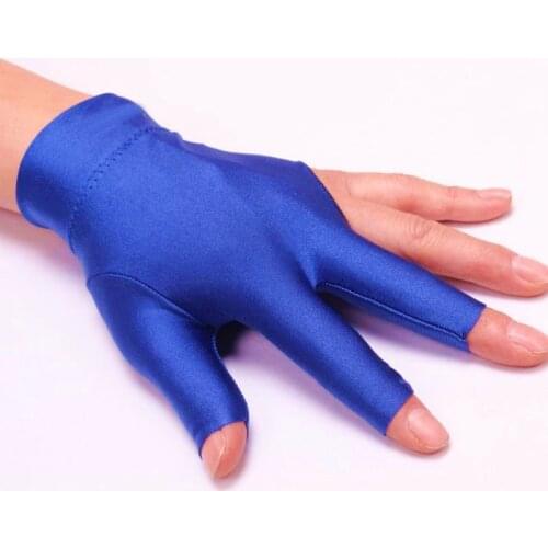 3 Fingers Billiard Gloves Snooker Gloves Open Three Finger Accessory Billiard Gloves Billiard Pool Shooters Supplies