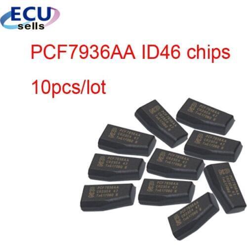 10PCS X PCF7936AA Blank Transponder Chip Programming Copy Replace Car Lost Key ID46 chip