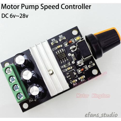 DC 6V 9V 12V 18V 24V 28V Max 3A PWM DC Motor Pump Speed Controller Speed Regulator