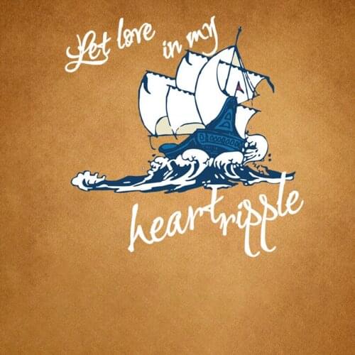 Wave Sailing Mens Sweatshirt T-shirt Cloth Stickers Accessories Thermal Transfer Printing A- level Handmade DIY Stickers