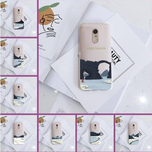 Back Cover For Pocophone F1 Xiaomi Redmi S2 4A 5A 6A 5 Plus Redmi Note 4 4X 5 5A 6 Pro Art Mountain Beach Silicone Phone Case