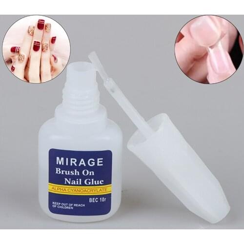 10g Nail Glue Clear Strong Adhesive Acrylic False Nails Tips Makeup UV Gel