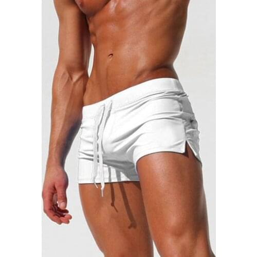 2021 Summer Sexy New Swimwear Men Swimming Trunks Hot Swimsuit Mens Swimming Briefs Beach Shorts