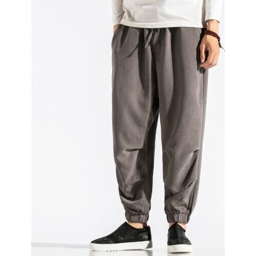 2021 Mens Jogging Sweatpants Harajuku Man Harem Pants Fashion Casual Jogging Pants Male Oversized Loose Trousers Streetwear 5XL