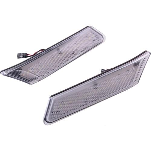 Beler 997631034 997631033 99763103301 99763103401 1 Pair LED Side Marker Fender Light Indicator Fit For Porsche 911 997 Clear