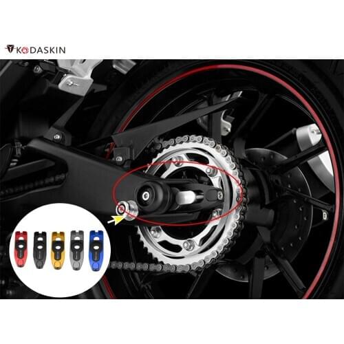 Kodaskin Motorcycle Chain Adjuster Rear Wheel Chain Adjuster Plates For Yamaha mt15 yzf mt-15
