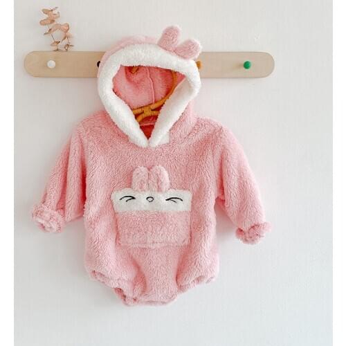 New Born Baby Boy Clothes Baby Girl Stuff Bodysuit Autumn Winter Clothes 2020 Fashion Long Sleeve Cartoon Rabbit Bodysuits