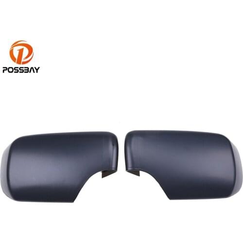 POSSBAY Matte Black Driver Side Mirror Cover for BMW 5 Series E39 Sedan/Touring 1996 1997 1998-2003 Car Rearview Mirror Shell