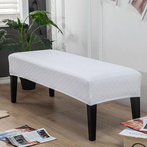 Bench Cover High Quality Stretch Thickened Bench Stool Cover Elastic Slipcover For Home Dining Room Living Room Washable Covers