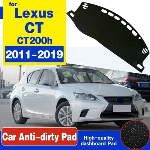 For Lexus CT200h 2011~2019 CT 200 200h F Sport Anti-Slip Mat Dashboard Cover Pad Sunshade Dashmat Carpet Accessories 2013 2014