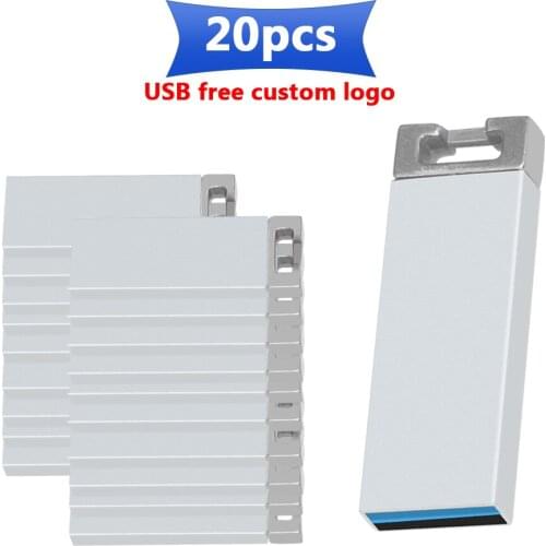 Bulk 20pcs free Personalize logo Flash USB 3.0 Waterproof usb flash drives 4GB 8GB 16GB 32GB 64GB flash Pen drive High speed