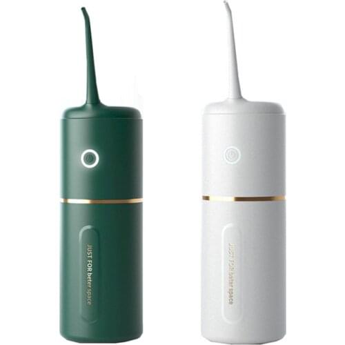 Portable Oral Irrigator USB Rechargeable Dental Water Flosser 280ml Tank Irrigator Flosser Dental Teeth Cleaner With 3 Jet