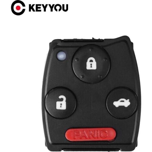KEYYOU 100pcs For HONDA ACCORD CIVIC CRV ODYSSEY PILOT FIT 2007 2008 2009 2010 2011 2012 2013 Key Pad Replace Key Fob Button
