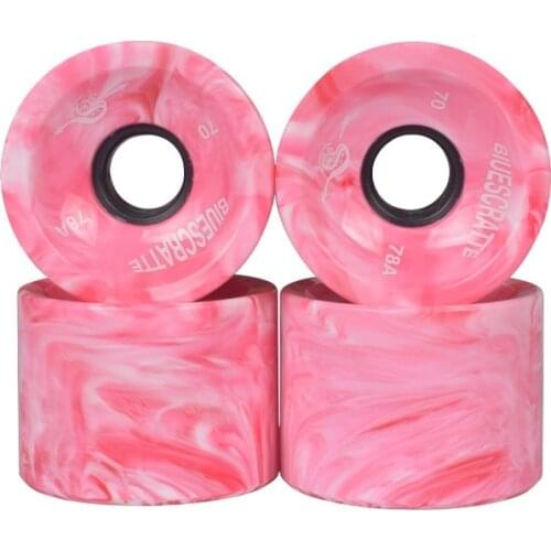 4 Pcs/Set Skateboard Wheels 78A PU Wheels Roller Skate Longboard Tires Skateboard Replacements Parts