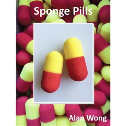 One Set Sponge Pills By Alan Wong -Close Up Magic Tricks Surprise Toy Illusion Apprentice Illusion Magician Magic Accessories