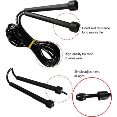 New Crossfit Speed Jumping Rope Plastic Durable Fast Jump Rope Cable Sport Childrens Exercise Workout Equipments Home Gym 2021