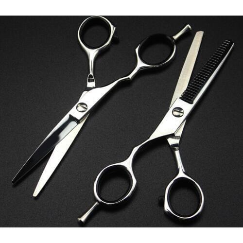 Custom logo 6" 5.5" brand left handed Scissor Cutting Thinning Scissor Hair Cutting Hairdressing Style Professional Groomer Tool