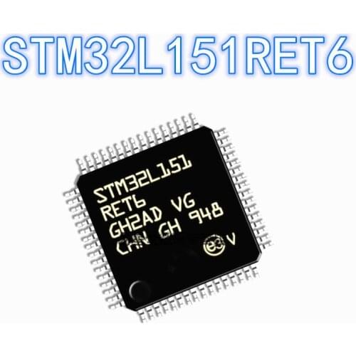 1PCS-5PCS 100% new original authentic STM32L151RET6 QFP-64 32L151RET6 QFP64 32-bit microcontroller chip
