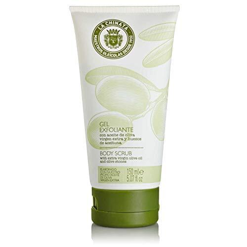 Chinata-exfoliating Gel for face and body (150 ml), with extra virgin olive oil and olive bones