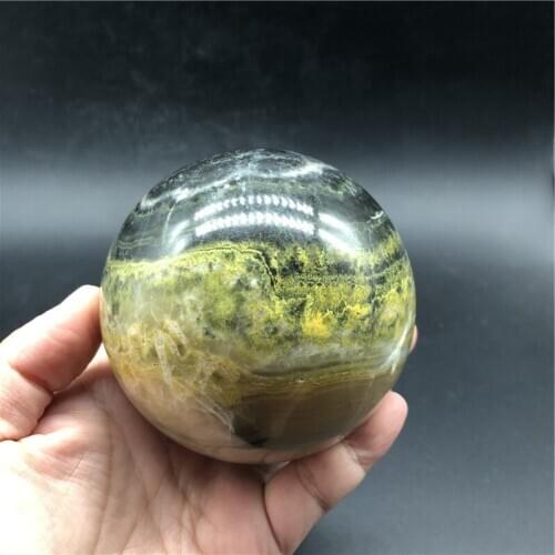 8.5cm High Quality Natural bumblebees Quartz Crystal Stone Ball Spheres