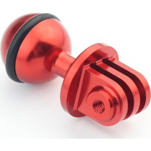 CNC 360 Degree Rotation Ball Head Mount Tripod 2.5CM for Gopro Hero 5 4 XiaoYi SJCam GitUp Cameras Accessory