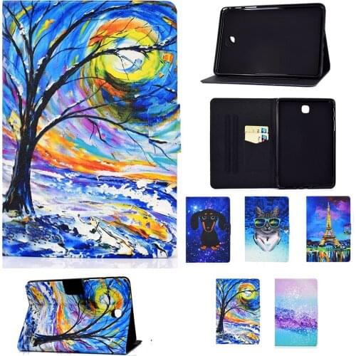 SM T350 Case For Samsung Galaxy Tab A 8.0 2015 SM-T355 Cover Shell 8.0" Stand Fundas Capa Protective Skin Shockproof Soft