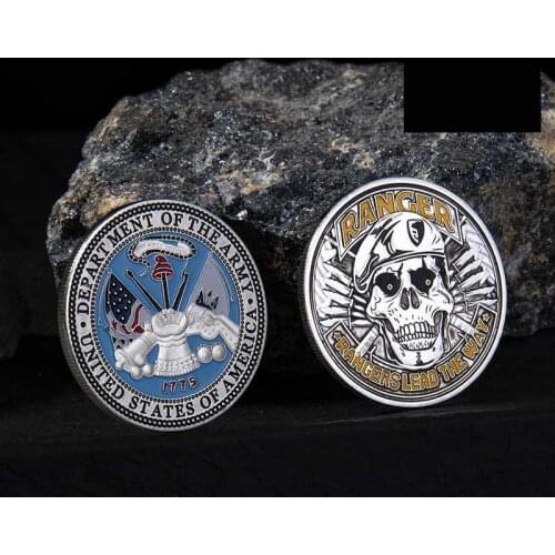 United States Of America Depart Ment of The Army Ranger Commemorative Coin Challenge Coins