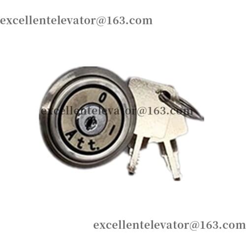 AN180 Att Lift Lock Switch with Key Power Lock Base Station Lock Use for Thyssen