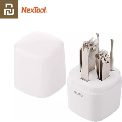 2020 Youpin Nextool 420J2 Steel Nail Clippers With Anti-splash cover Trimmer Pedicure Care Nail Clippers Professional File