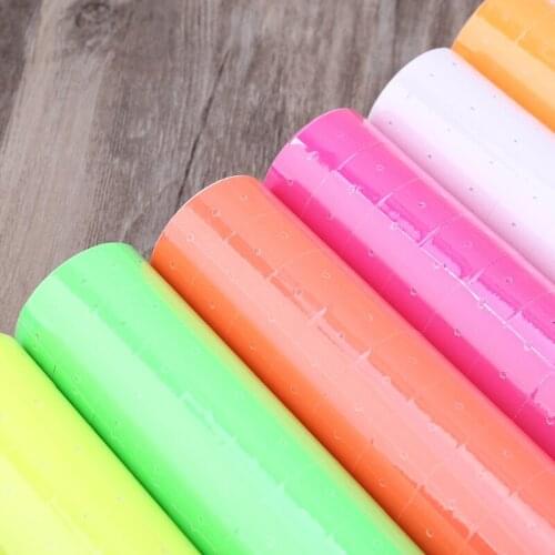 24BB 10 Rolls Price Tag Label Sticker Rolls for Pricing Label for gun MX5500 Shop Price Label