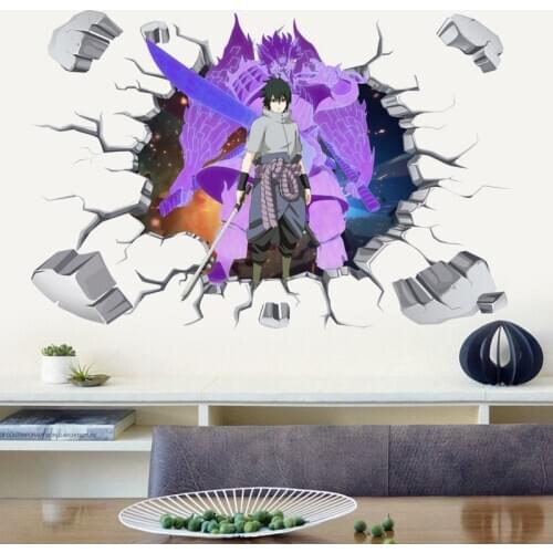 3D Posters Japan Anime Wall Stickers For Boy Room Kids Outer Space Nursery Bedroom DIY Decor Waterproof Murals Room Wallpaper