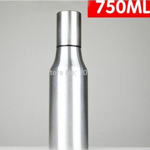 50pcs 750ML Stainless Steel Leak-proof Oiler Jar Soy Sauce Bottle Kitchen Supplies Cruet Vinegar Bottle Oil Bottles