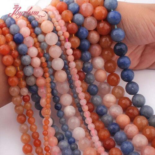 6,8,10,12mm Faceted Round Beads Stone Aventurine Stone Beads For DIY Necklace Bracelet Earring Jewelry Making 15" Free Shipping
