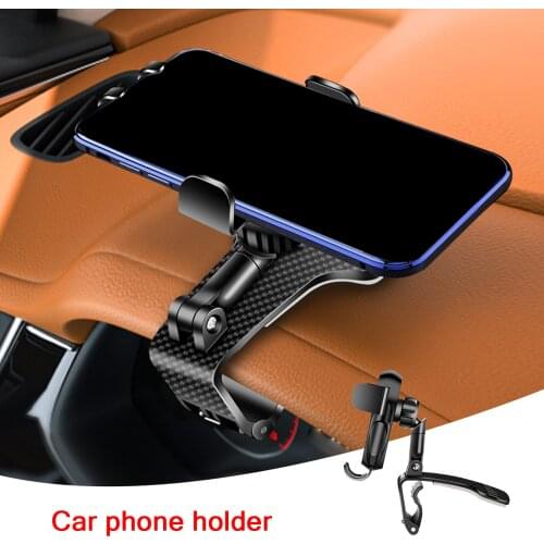 360 Degree Dashboard Car Phone Holder Smartphone Mount Phone Bracket Support Auto Mobilephone Stand Rack With Parking Cards