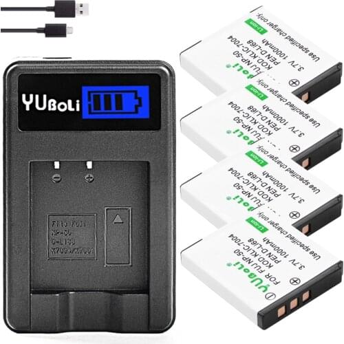 NP-50 NP50 NP 50 Battery for FUJIFILM for Pentax D-Li68 for KODAK KLIC-7004 K7004