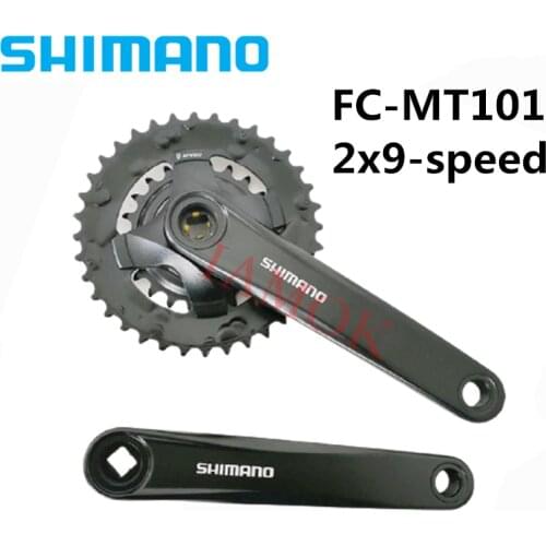 SHIMANO FC-MT101 Mountain Bike 2x9-speed HYPERDRIVE Crankset Iamok 36-22T 170mm Chainwheel Bicycle Parts
