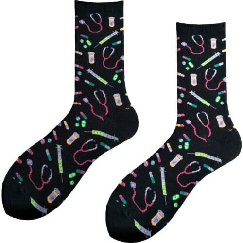 HIMEALAVO Men's Patterned Socks