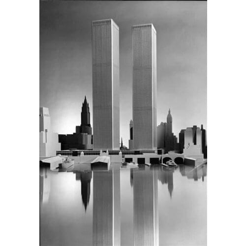World Trade Center in New York before September Art Film Print Silk Poster Home Wall Decor 24x36inch