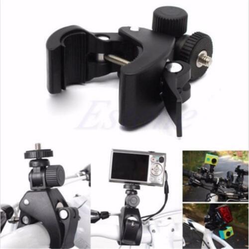 New Portable Cyclin Handlebar 1/4 Mount Screw Clamp Bracket Tripod for Camera DV Gopro Hero