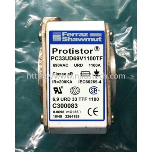 New original 1100A 690V PC33UD69V1100TF C300083 Ferraz shawmut fuse prices power fuse hrc fuse link low voltage fuse