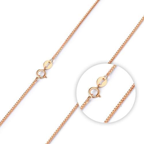 QYI Jewelry Fashion 18K White Yellow Rose Gold Link Chain 16-18 inches Au750 Necklace Pendant Wendding Party Gift For Women