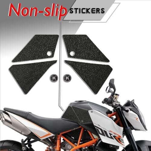 Motorcycle tank grip fuel tank traction pad side knee grip friction protector sticker for KTM 07-13 990 SUPERDUKE